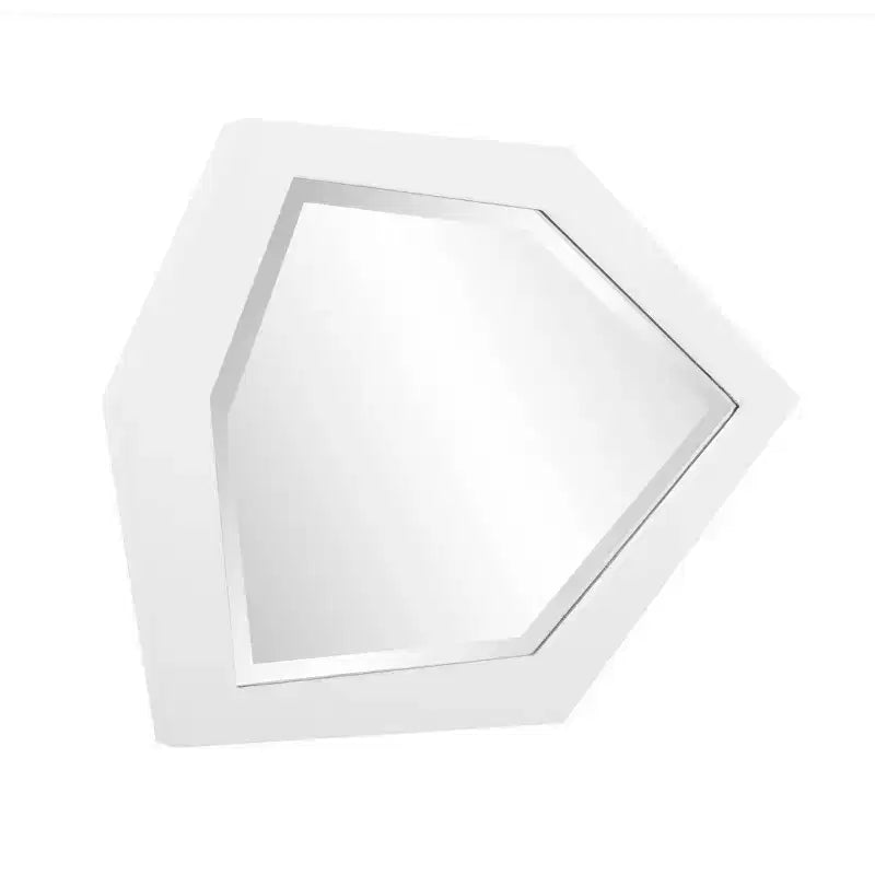 Howard Elliott 16x11.75 Abrams Specchio da Parete Asimmetrico Astratto Contemporaneo