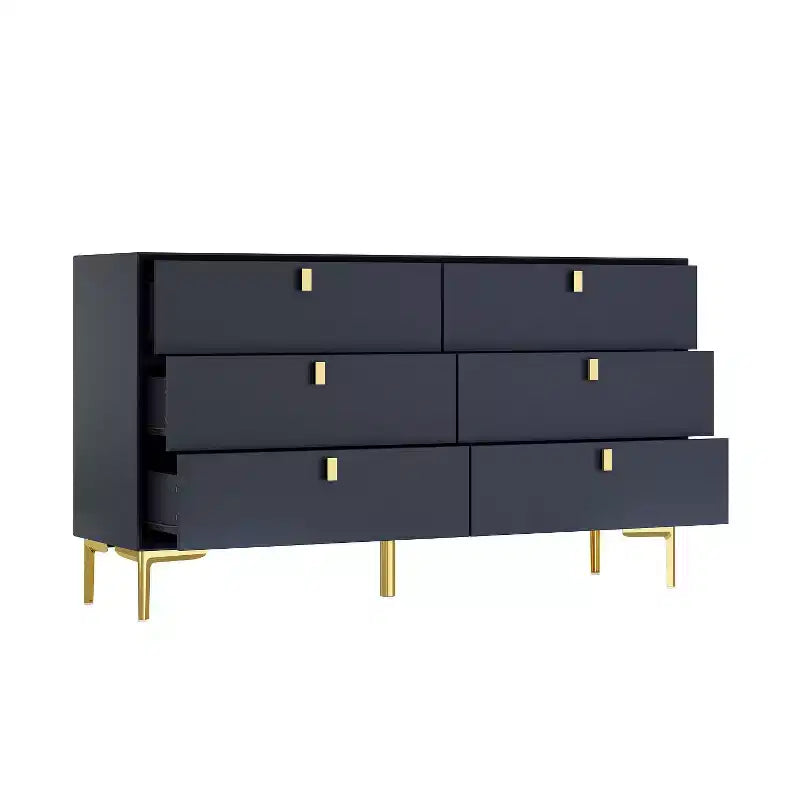 Famapy Cassettiera portaoggetti a 6 cassetti, comò moderno
