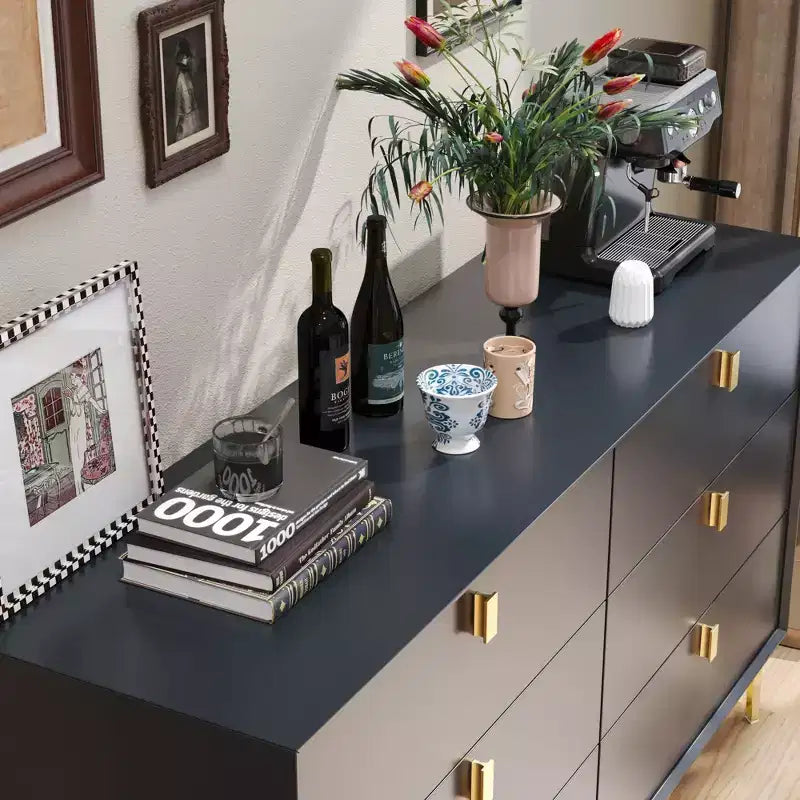 Famapy Cassettiera portaoggetti a 6 cassetti, comò moderno