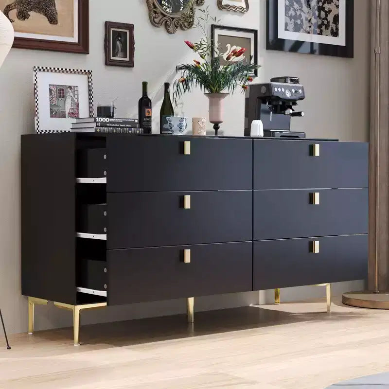 Famapy Cassettiera portaoggetti a 6 cassetti, comò moderno