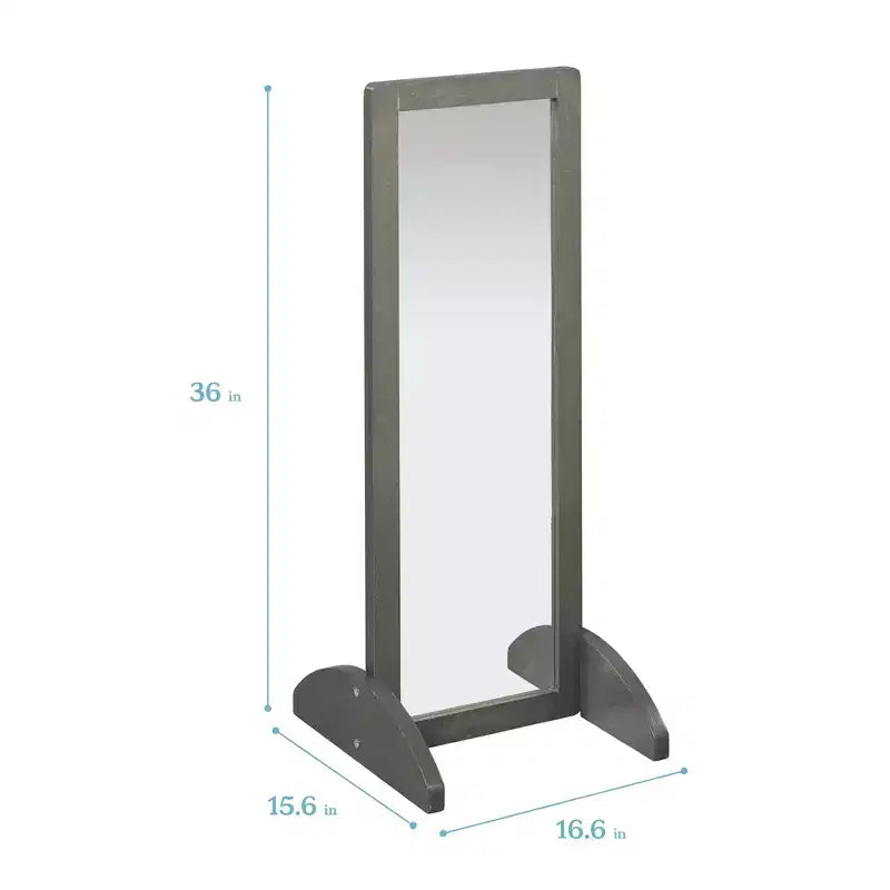 ECR4Kids Specchio Bidirezionale Monofacciale in Legno per Bambini, Mobili per Bambini