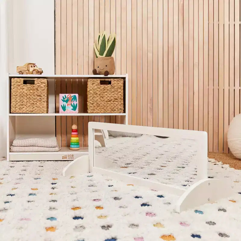 ECR4Kids Specchio Bidirezionale Monofacciale in Legno per Bambini, Mobili per Bambini