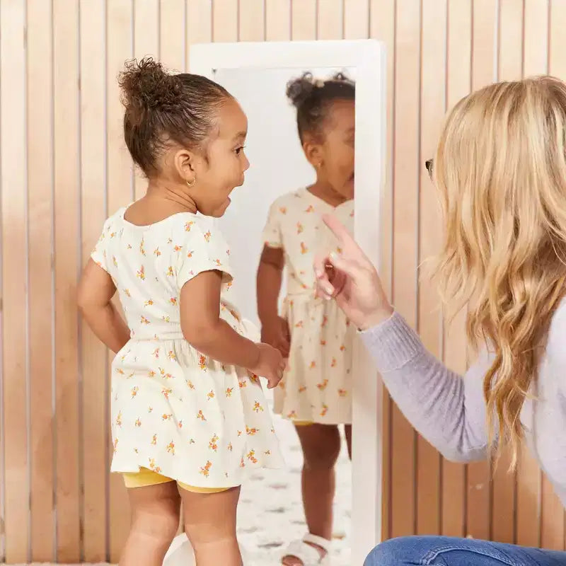 ECR4Kids Specchio Bidirezionale Monofacciale in Legno per Bambini, Mobili per Bambini