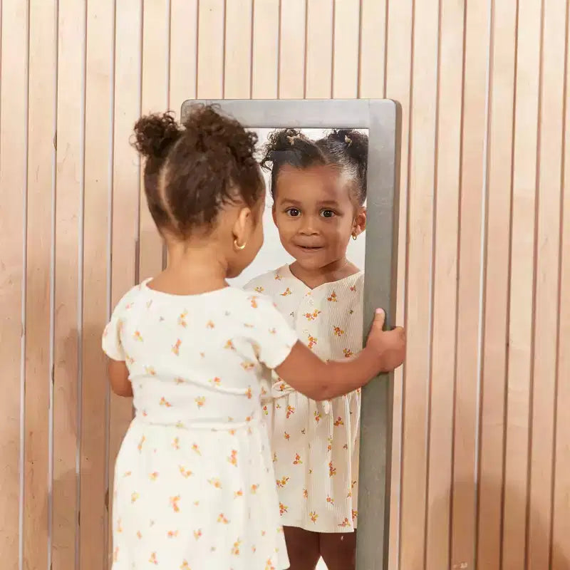 ECR4Kids Specchio Bidirezionale Monofacciale in Legno per Bambini, Mobili per Bambini