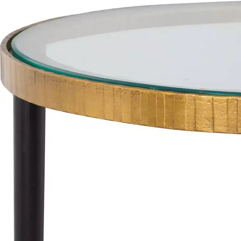 Tavolino antico color oro