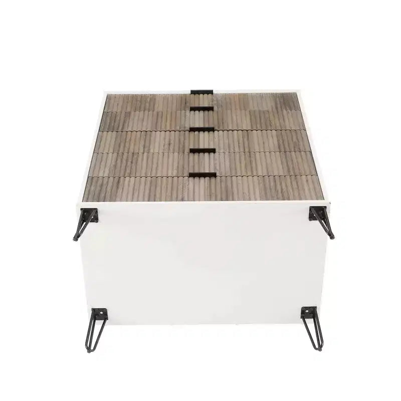 Manhattan Comfort Dumbo Set Comò Moderno a 5 Cassetti e Comodino a 2 Cassetti, 2 Pezzi