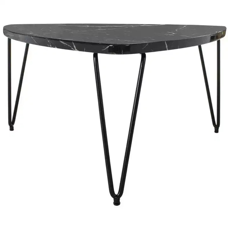 Jacky Triangle Coffee Table - Black - Safavieh