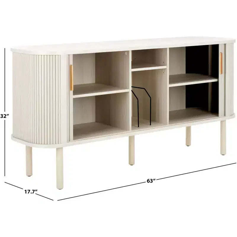 Tealla 2 Credenza/Mobile TV con anta a tamburo - MED9636 - Safavieh