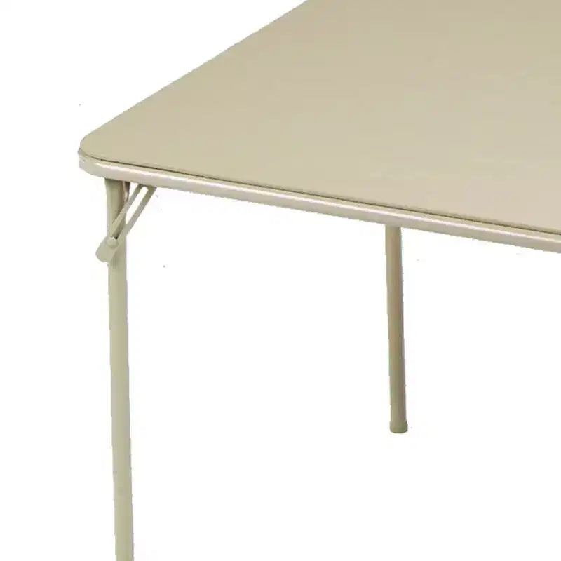 Tavolo da gioco/pranzo quadrato pieghevole in metallo da 34 x 34 pollici