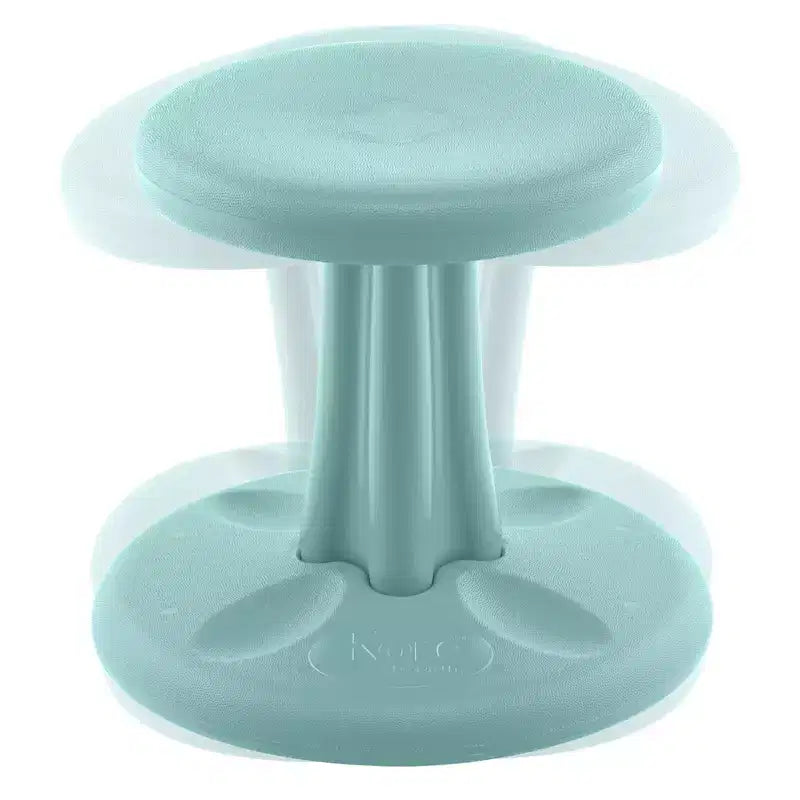 Sedia a dondolo per scuola materna Kore Design, 12 pollici, blu verde