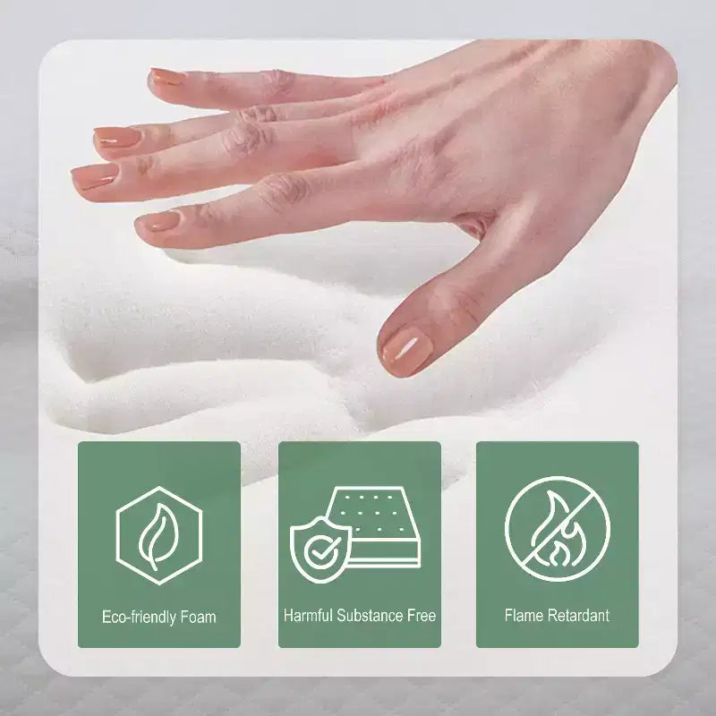 Materasso in Memory Foam con Gel FDW da 10 Pollici per un Sonno Fresco e Sollievo dalla Pressione/Materassi a Media Fermezza Certificati CertiPUR-US/Confezionato in una Scatola