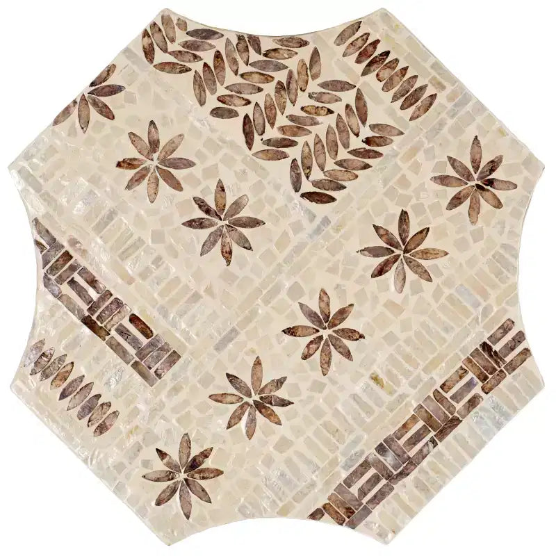 Tavolino d'appoggio Tuley - ACC1806A - Bianco/Oro - Safavieh
