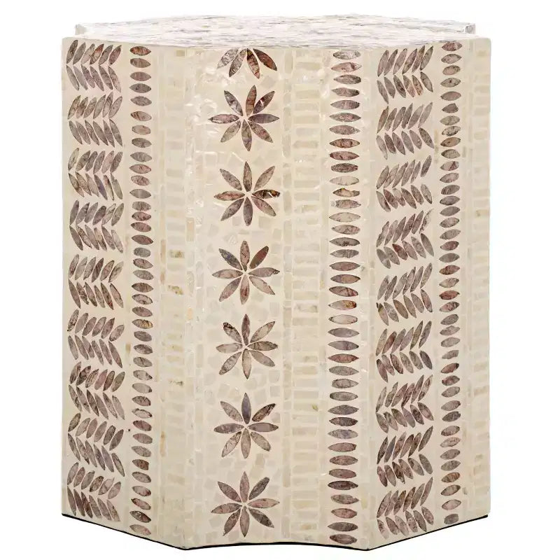 Tavolino d'appoggio Tuley - ACC1806A - Bianco/Oro - Safavieh