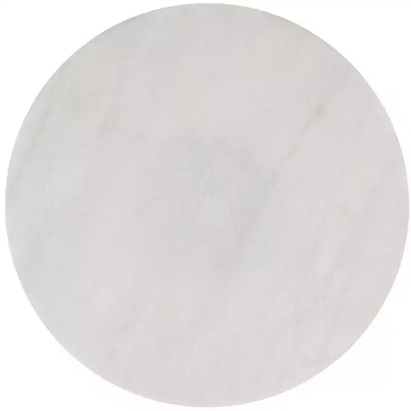 Tavolino Rotondo Tissaia - ACC4616A - Marmo Bianco/Nero - Safavieh