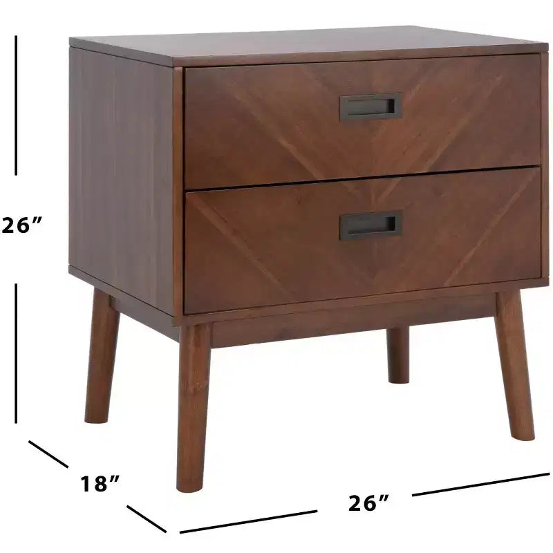 Comodino a 2 cassetti Donald - NST6405 - Safavieh
