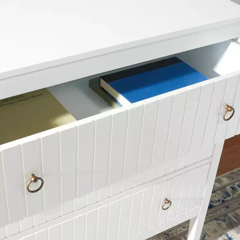 Cassettiera a 3 cassetti Tegan - CHS5001 - Bianco - Safavieh