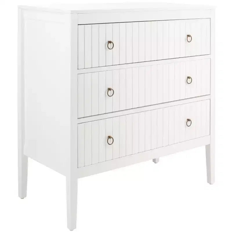 Cassettiera a 3 cassetti Tegan - CHS5001 - Bianco - Safavieh