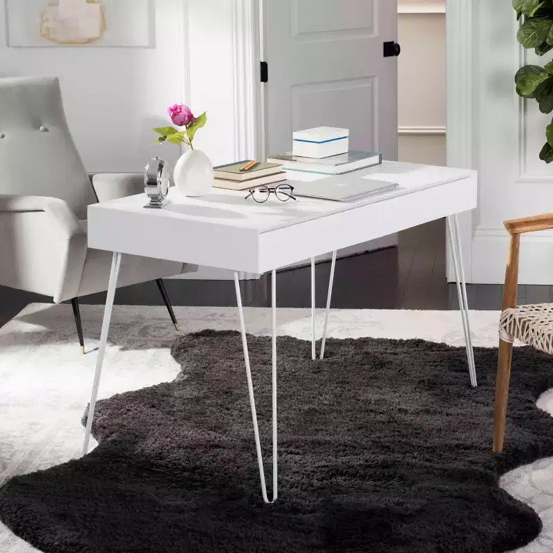 Scrivania Cade - FOX2225 - Bianco - Safavieh Couture