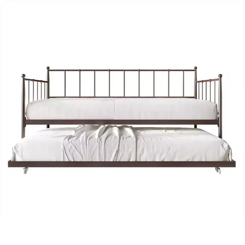 ChaletPosh Letto a giorno in metallo con letto estraibile