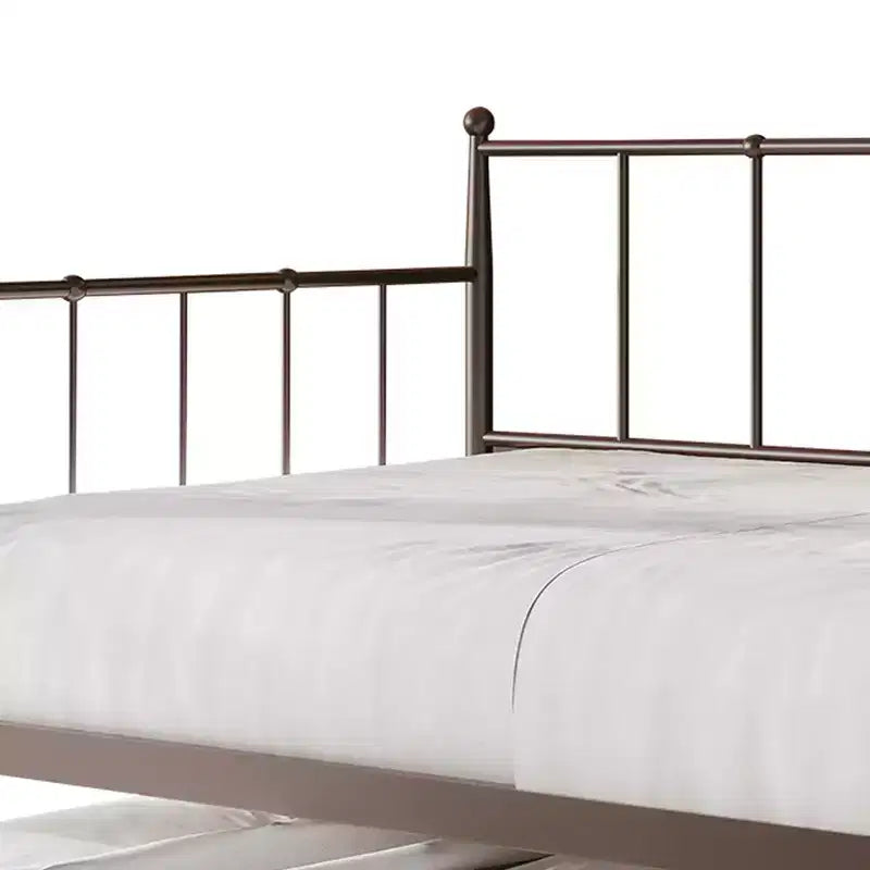ChaletPosh Letto a giorno in metallo con letto estraibile