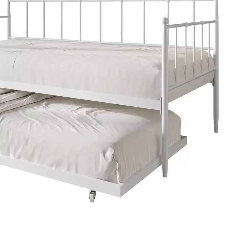 ChaletPosh Letto a giorno in metallo con letto estraibile