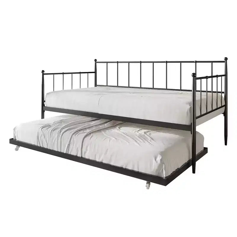 ChaletPosh Letto a giorno in metallo con letto estraibile