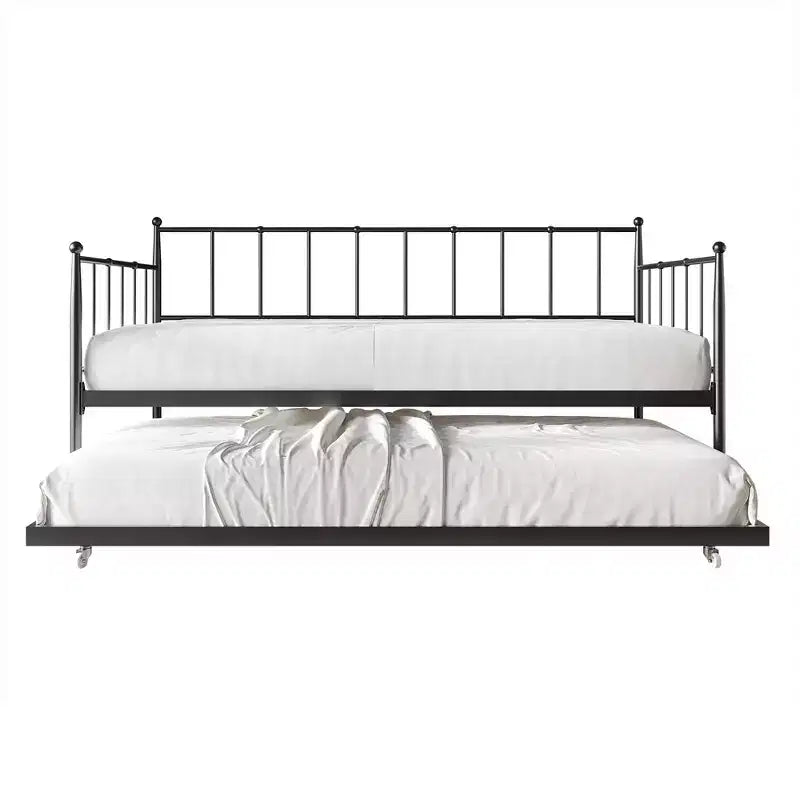 ChaletPosh Letto a giorno in metallo con letto estraibile