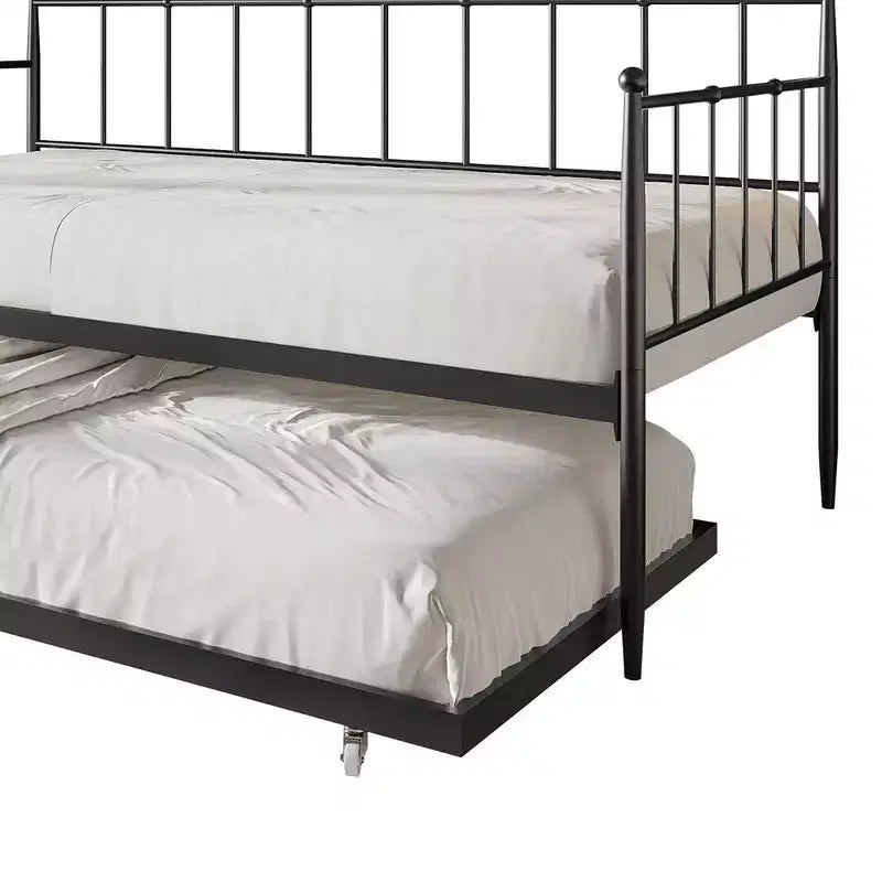 ChaletPosh Letto a giorno in metallo con letto estraibile