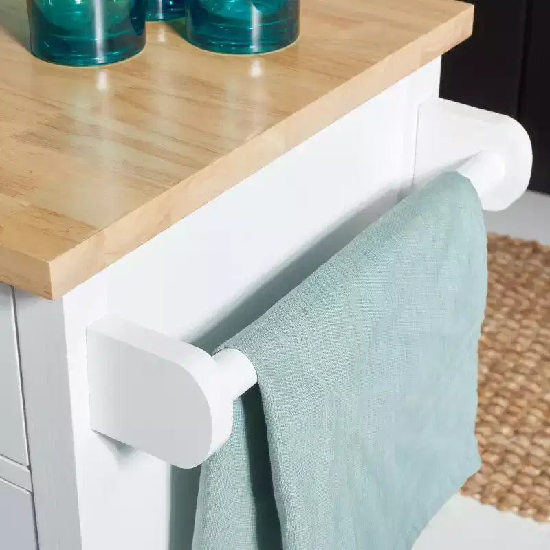 Carrello Locklyn 1 anta 2 cassetti 2 ripiani - KCH8703 - Safavieh