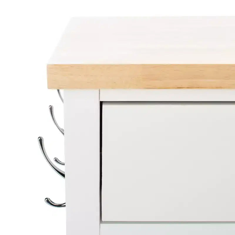 Carrello Locklyn 1 anta 2 cassetti 2 ripiani - KCH8703 - Safavieh