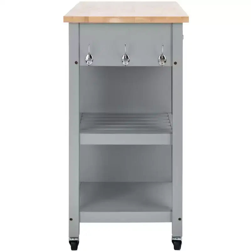 Carrello Locklyn 1 anta 2 cassetti 2 ripiani - KCH8703 - Safavieh