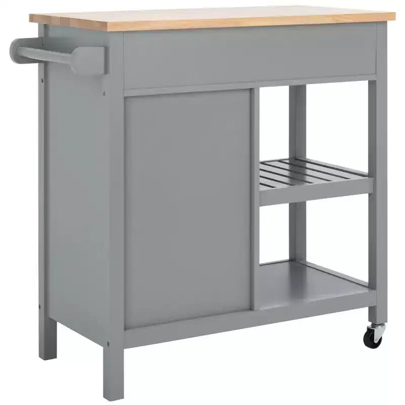 Carrello Locklyn 1 anta 2 cassetti 2 ripiani - KCH8703 - Safavieh