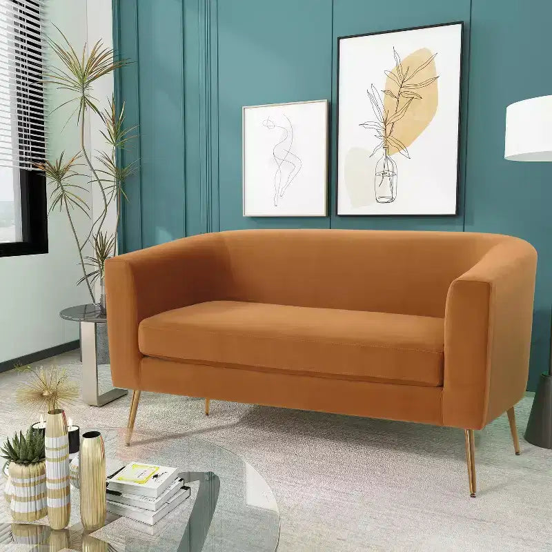 Divanetto imbottito glamour Mava per interni Christopher Knight Home