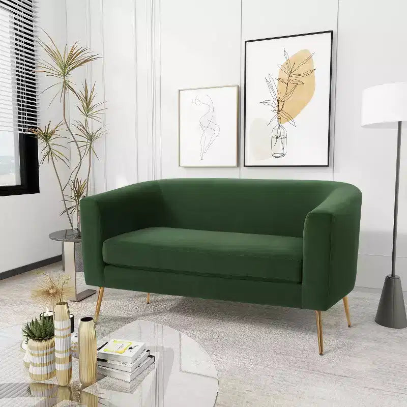 Divanetto imbottito glamour Mava per interni Christopher Knight Home