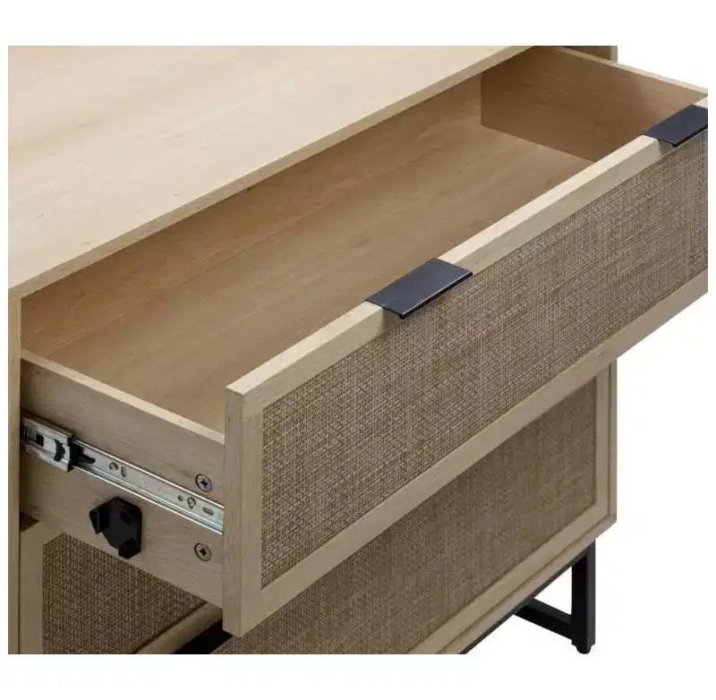 Nathan James Set di 2 cassettiere Kova Rattan