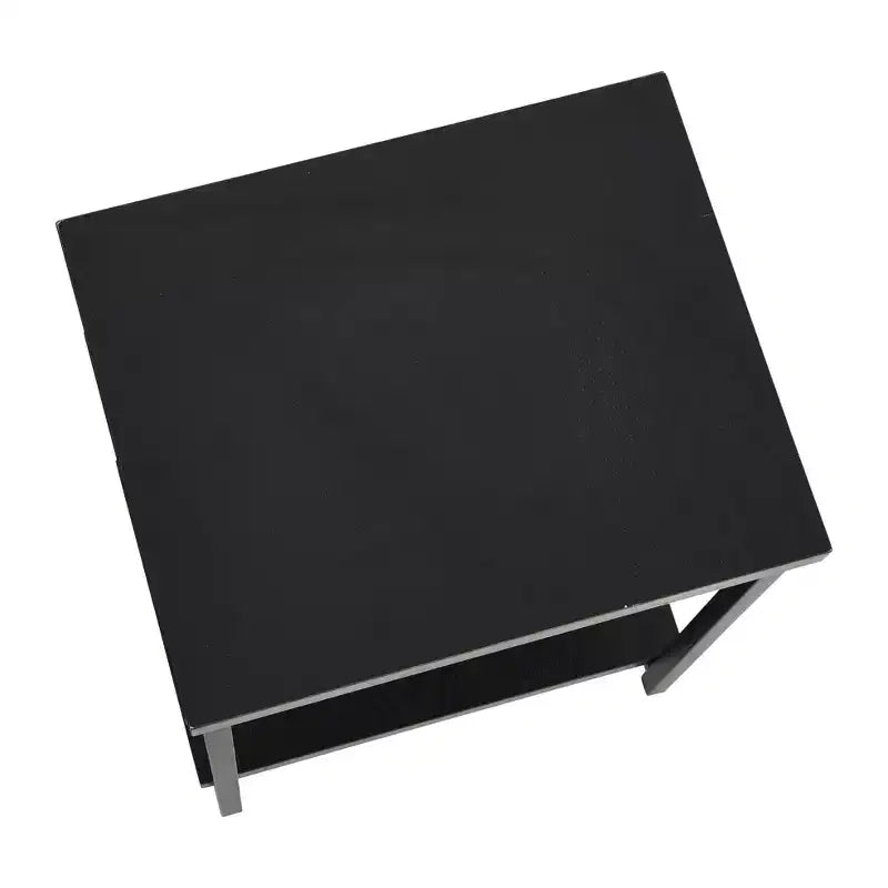 Tavolino rettangolare Jamestown Household Essentials nero