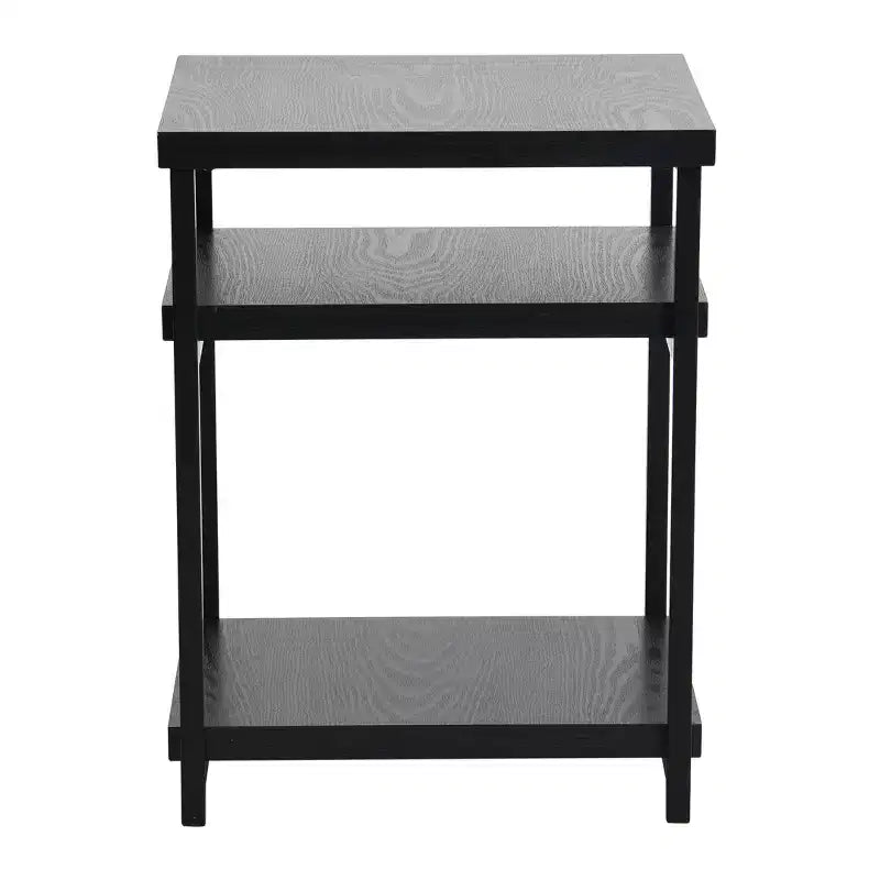 Tavolino rettangolare Jamestown Household Essentials nero