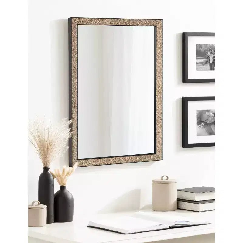 Specchio da Parete Rettangolare Soniva Oro - Kate & Laurel All Things Decor