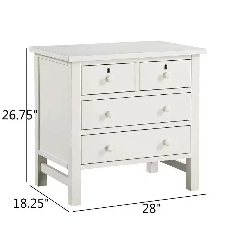 Comodino contenitore Comfort Pointe Greenwich a 4 cassetti
