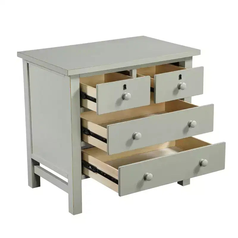 Comodino contenitore Comfort Pointe Greenwich a 4 cassetti