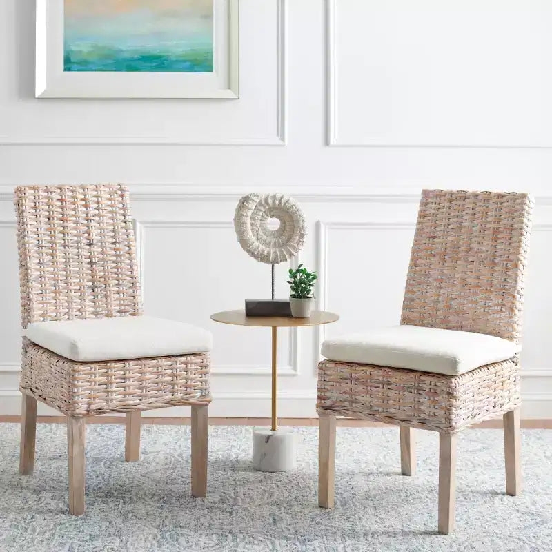 Sedia Sanibel W/ Cuscino (Set di 2) - FOX6541 - Safavieh Couture