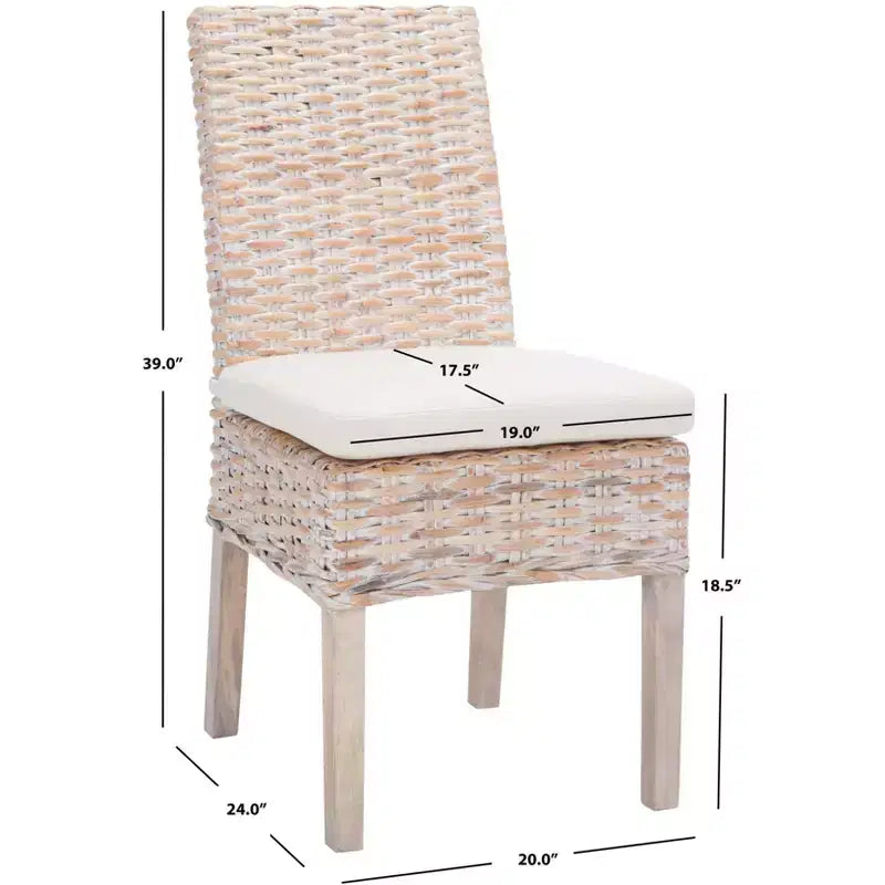 Sedia Sanibel W/ Cuscino (Set di 2) - FOX6541 - Safavieh Couture