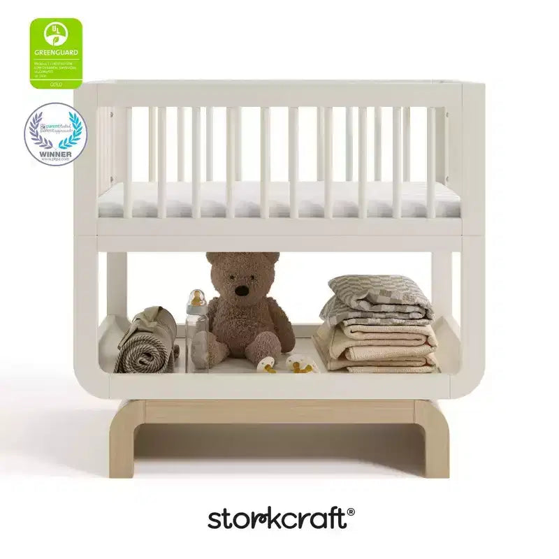 Culla e cesto portagiochi convertibile Storkcraft Santorini