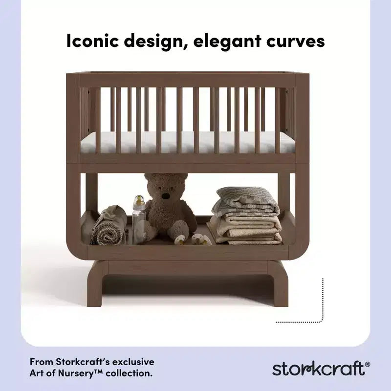 Culla e cesto portagiochi convertibile Storkcraft Santorini
