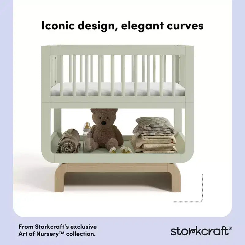 Culla e cesto portagiochi convertibile Storkcraft Santorini