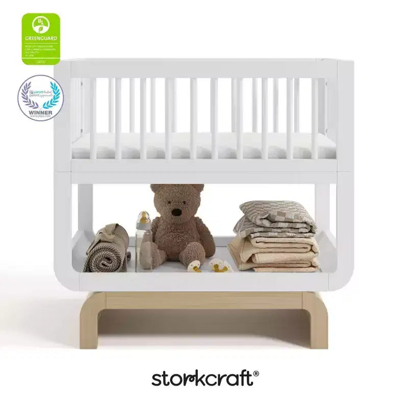 Culla e cesto portagiochi convertibile Storkcraft Santorini