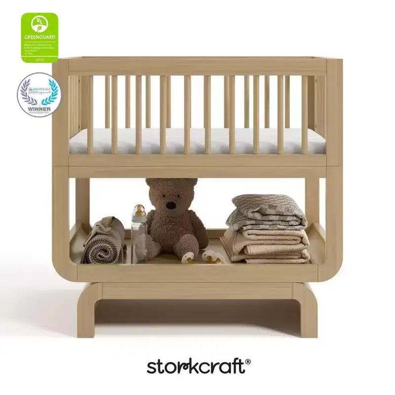 Culla e cesto portagiochi convertibile Storkcraft Santorini