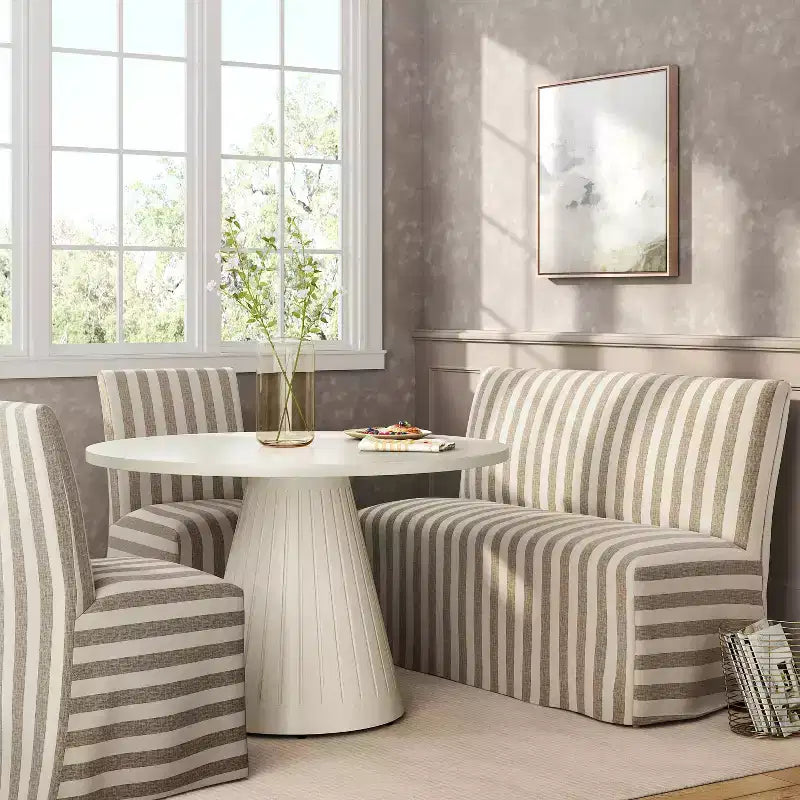 Panca da pranzo Jean con rivestimento sfoderabile 57" - Threshold