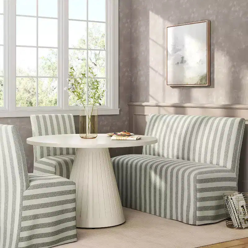 Panca da pranzo Jean con rivestimento sfoderabile 57" - Threshold