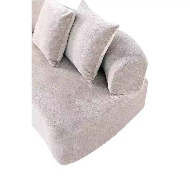 Manhattan Comfort 112" Verandah - Divano XL moderno rivestito in ciniglia
